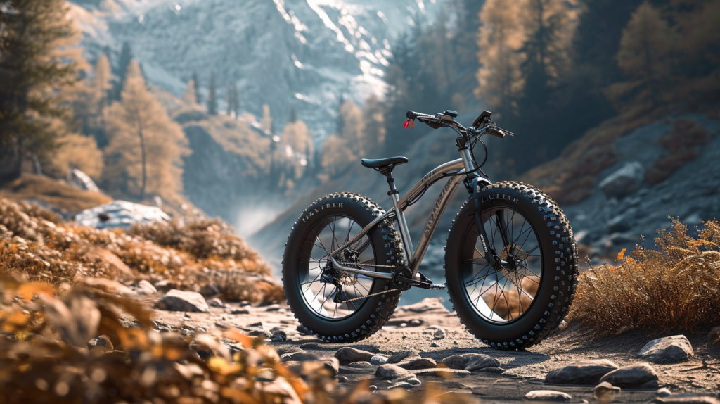 image of a foldable fat tire ebike